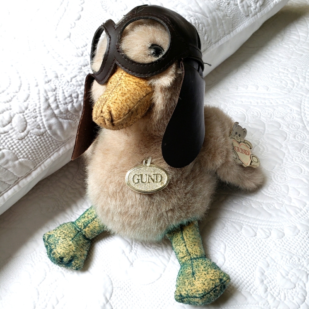 Gund Aviator Admiral Bird toy stuffy.